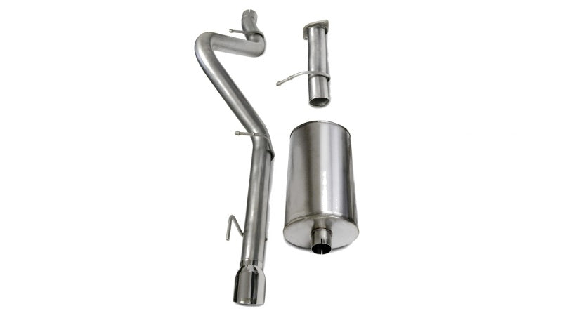 Corsa Performance 06-08 Chevrolet Trailblazer SS 6.0L V8 Polished Sport Cat-Back Exhaust (view 1)