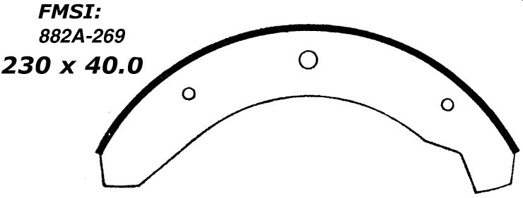 Porterfield Brake Shoes for 1965 VOLKSWAGEN BEETLE