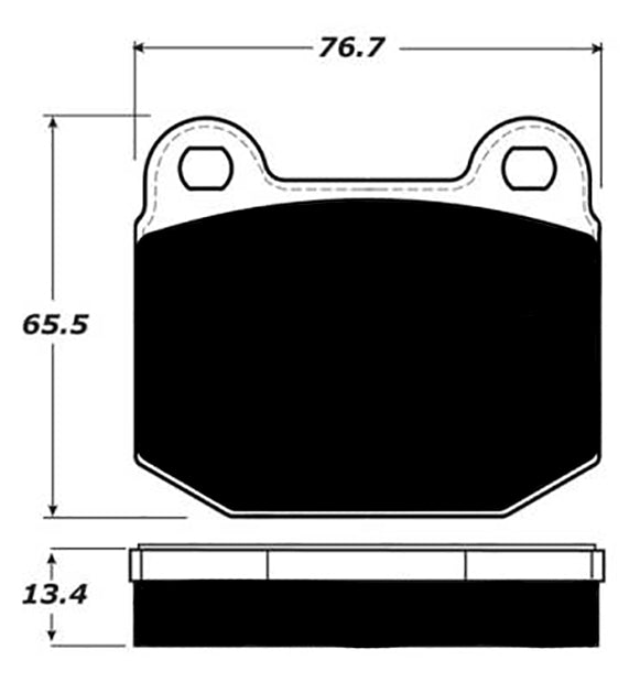 Porterfield Brake Pads for 2003 LOTUS EXIGE