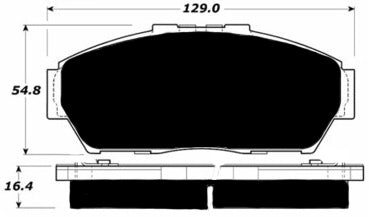 Porterfield Brake Pads for 1994 ACURA INTEGRA