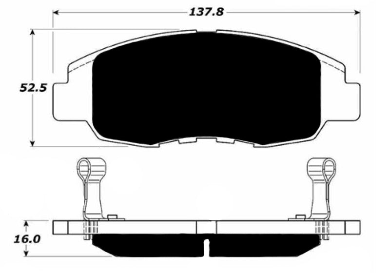 Porterfield Brake Pads for 2000 HONDA ACCORD Sedan 4 Cyl