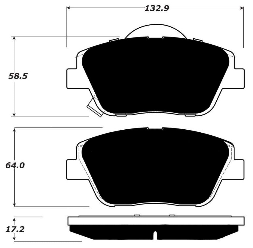 Porterfield Brake Pads for 2015 HYUNDAI SONATA Hybrid