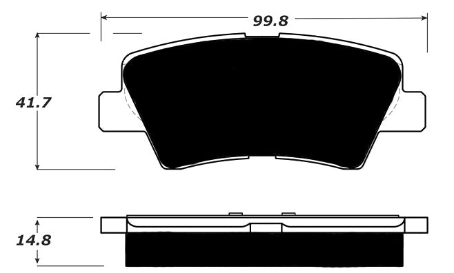 Porterfield Brake Pads for 2016 KIA Optima 2.0L Turbo w/EPB