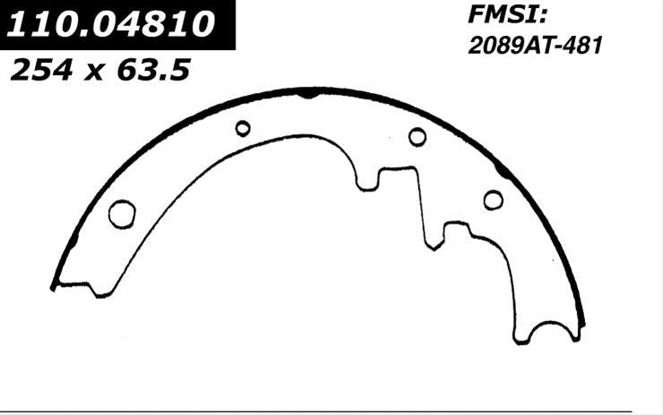 Porterfield Brake Shoes for 1985 LINCOLN TOWN CAR