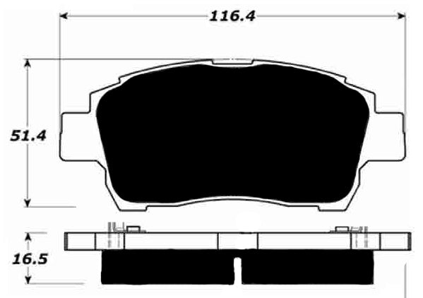 Porterfield Brake Pads for 2004 SCION xA