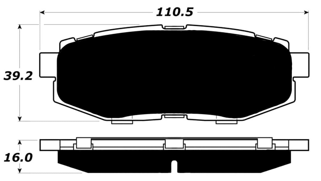 Porterfield Brake Pads for 2014 SUBARU FORESTER 2.0L