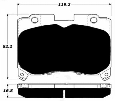 Porterfield Brake Pads for 1998 TOYOTA SUPRA Turbo