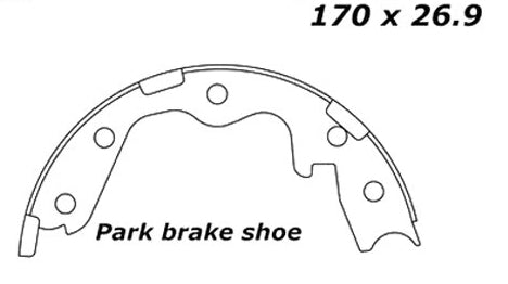 Porterfield Brake Shoes for 1995 NISSAN 300ZX Turbo