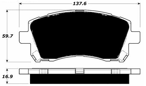 Porterfield Brake Pads for 2002 SUBARU LEGACY WAGON Brighton