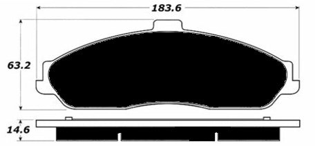 Porterfield Brake Pads for 2007 CHEVROLET CORVETTE