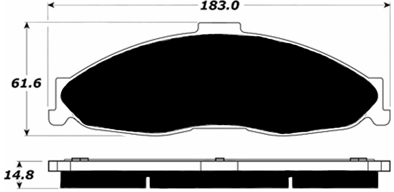 Porterfield Brake Pads for 2001 CHEVROLET CAMARO