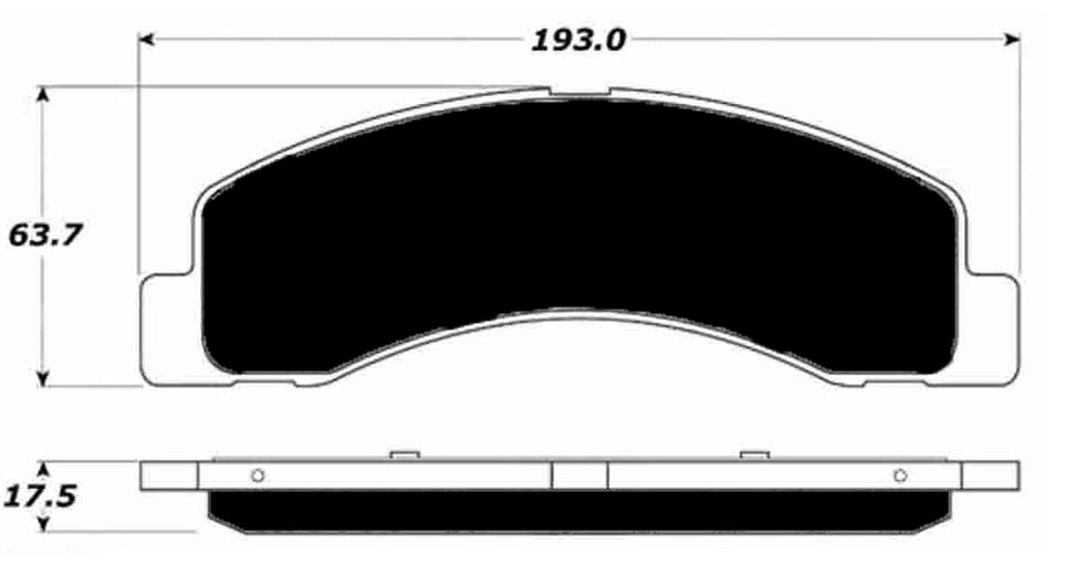 Porterfield Brake Pads for 2000 FORD EXCURSION