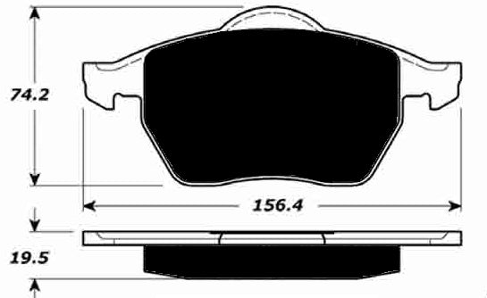 Porterfield Brake Pads for 2002 AUDI A4 - Cabriolet 3.0L