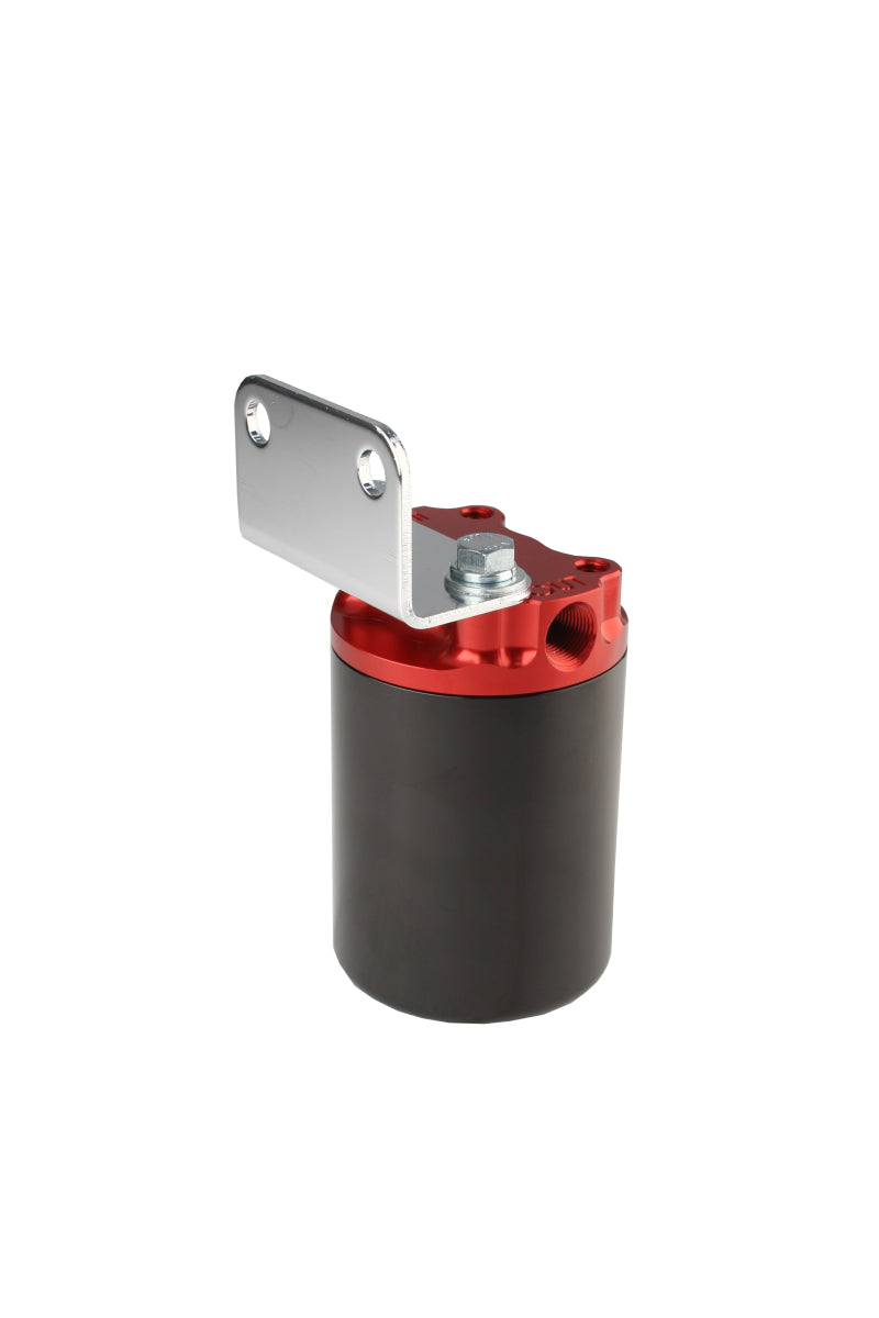 Aeromotive 100 Micron, Red/Black Canister Fuel Filter (view 3)