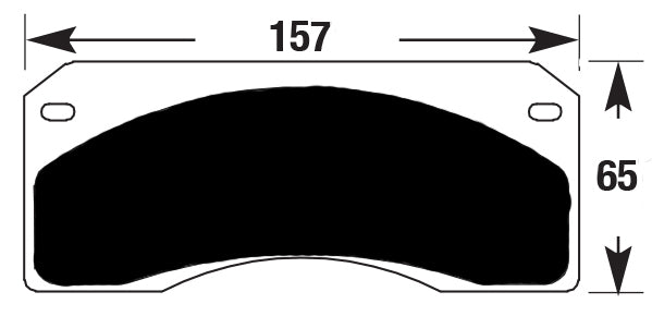 Porterfield Brake Pads for 1973 CHEVROLET CORVETTE Dual Pin