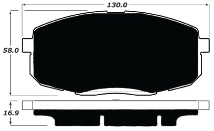 Porterfield Brake Pads for 2018 HYUNDAI ELANTRA GT 1.6L Sport w/280mm FD
