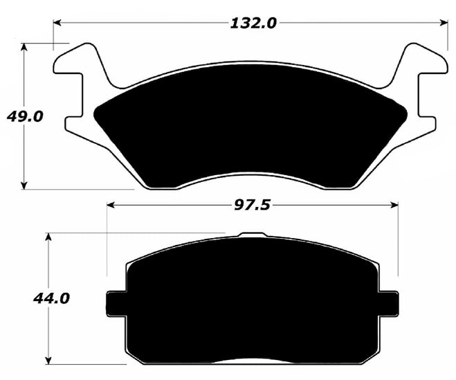 Porterfield Brake Pads for 1984 TOYOTA STARLET