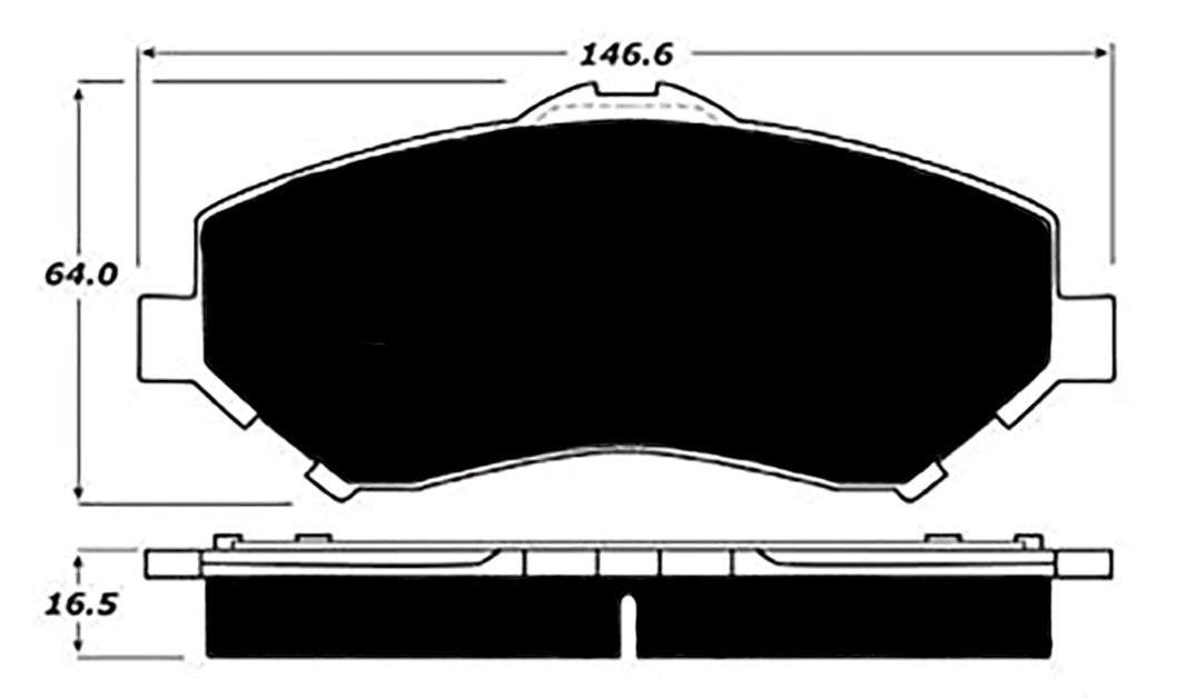 Porterfield Brake Pads for 2010 DODGE NITRO