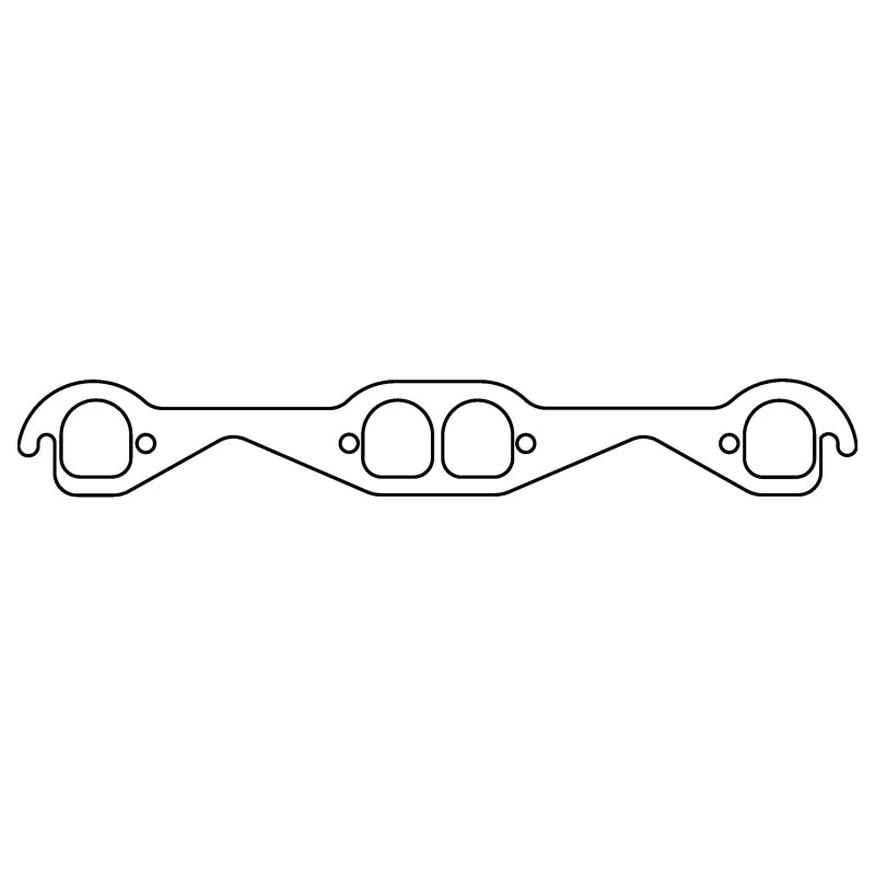 Cometic Gasket Cometic Chevy Gen1 Small Block V8 .060in HTS Exhaust Mani Gskt Set-1.710in x 1.550in Brodix D Ports C15199