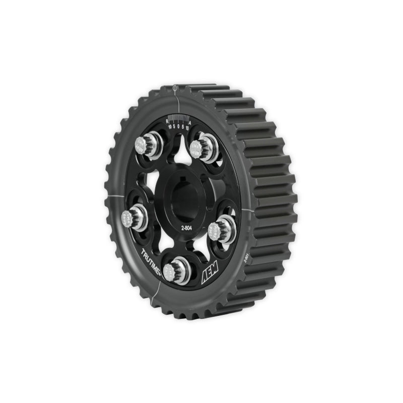 AEM Electronics Tru-Time Cam Gear Black 5-Bolt Honda D16Y7 & D16Y8 (view 6)