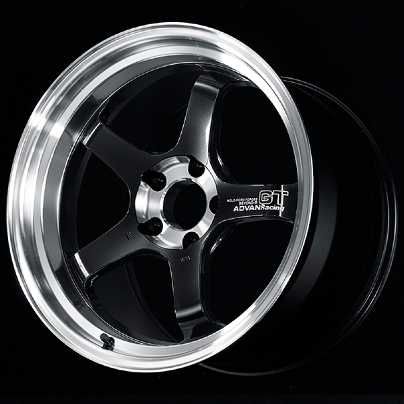 Advan GT Beyond-R 18X9.0 / +25 Off / 5x114.3 BC / 73mm Bore / Diamond Cut and Dark Platinum Black YAQC8I25EDPB
