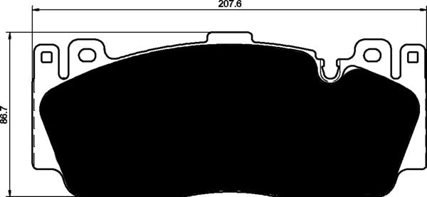 Porterfield Brake Pads for 2014 BMW M5 - w/Iron Discs