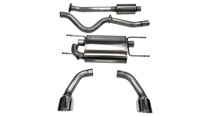 Corsa Performance 12-14 Scion FRS / Subaru BRZ Polished Sport Cat-Back Exhaust (view 1)
