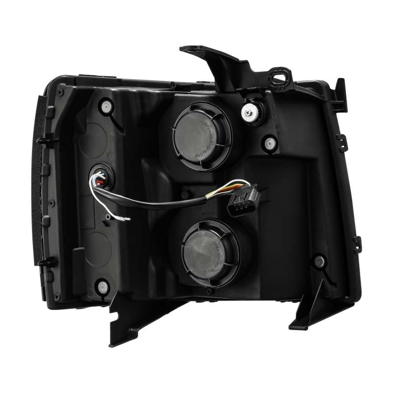 AlphaRex 07-13 Chevy 1500HD NOVA LED Proj Headlights Plank Style Matte Blk w/Activ Light/Seq Signal 880209 *Discontinued