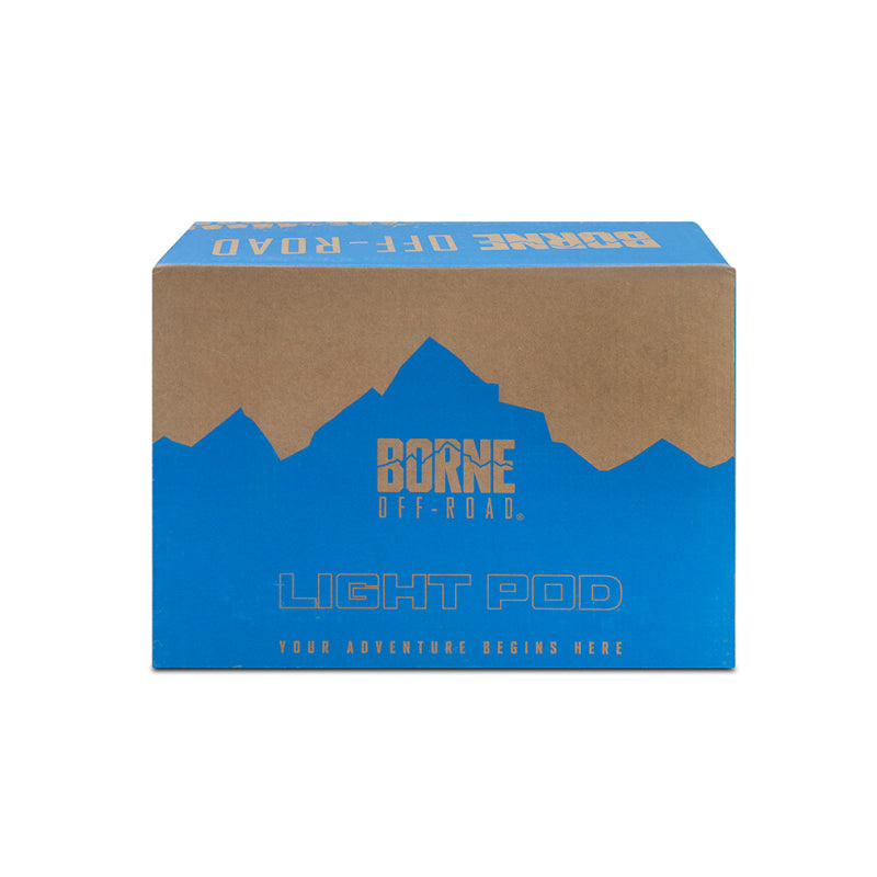 Borne Off-Road Light Pods (Kit of 2) 3x3 Flood BNLT-LP33-2F