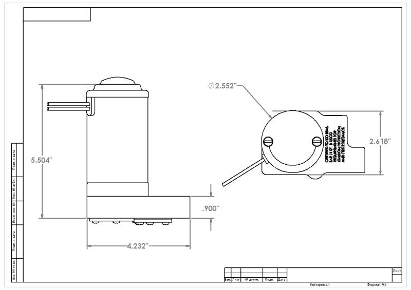 Aeromotive Marine Carbureted SS Fuel Pump (view 9)
