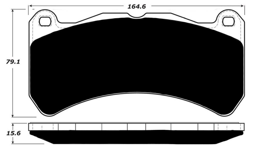 Porterfield Brake Pads for 2010 LEXUS IS F