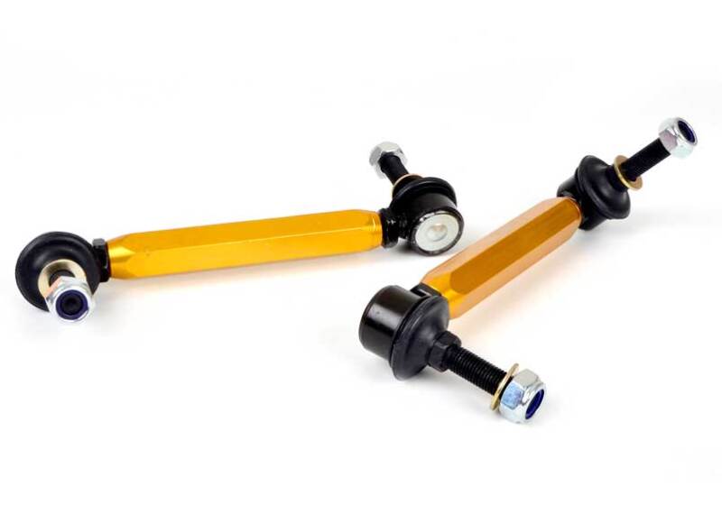 Whiteline Sway Bar Link Kit Heavy Duty Adj Steel Ball Nissan GT-R 2009-2011 (view 5)