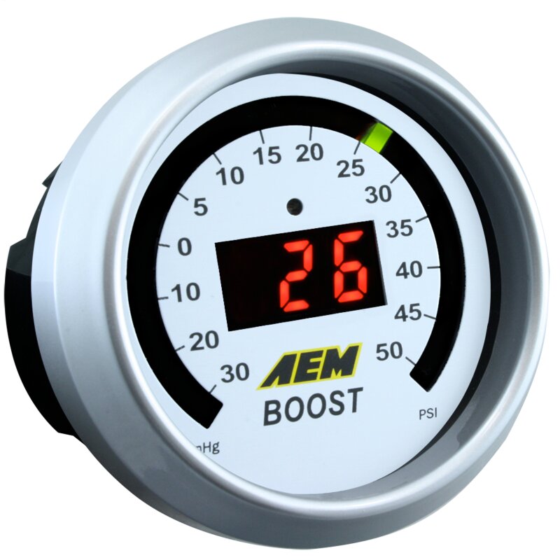 AEM Electronics 52mm Digital Boost Gauge 35 PSI (view 3)
