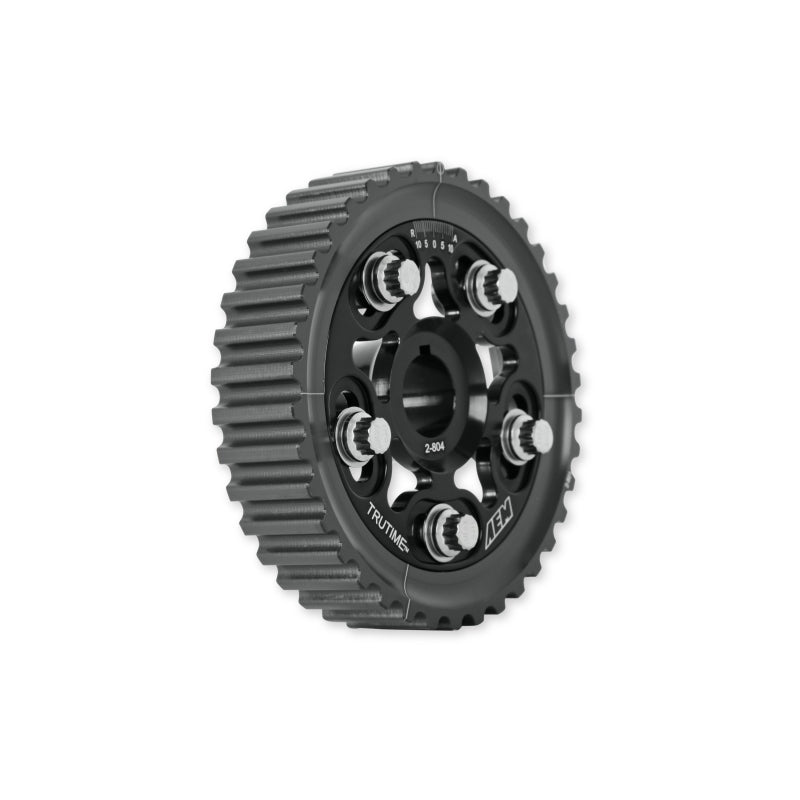 AEM Electronics Tru-Time Cam Gear Black 5-Bolt Honda D16Y7 & D16Y8 (view 7)