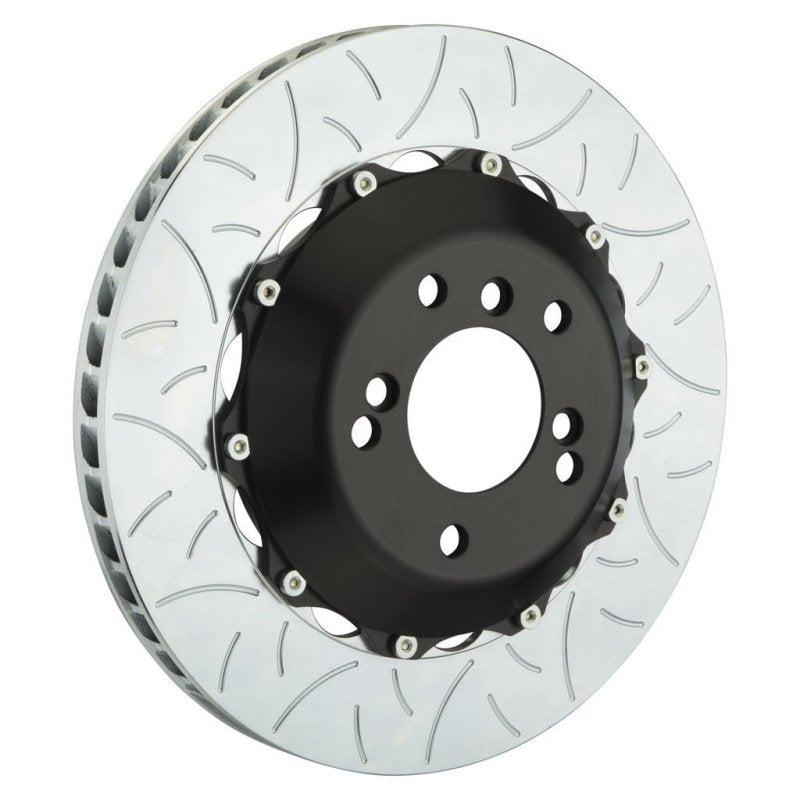 Brembo 05-1ster S/Spyder (PCCB Eqpt) Rr 2-Piece Discs 350x28 2pc Rotor Slotted Type3 203.8007A