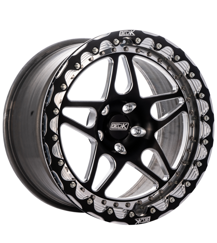 Belak Wheels Belak 18x12 / 8.75in BS / 5x120 BP / High Pad / Series 3 Wheel - Single Beadlock 18125120S38BS-SBL