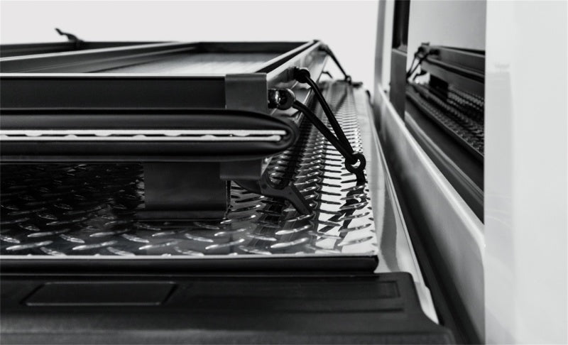 Access LOMAX Folding Hard Cover 08-16 Ford Super Duty F-250/F-350/F-450 6ft 8in Box Black Urethane B3010039
