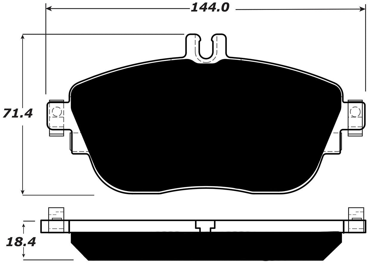 Porterfield Brake Pads for 2019 MERCEDES-BENZ CLA250