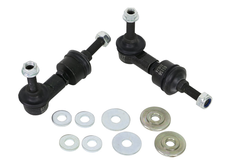 Whiteline Sway Bar Link Kit Heavy Duty Adj Steel Ball Nissan 240SX 1989-1998 (view 3)