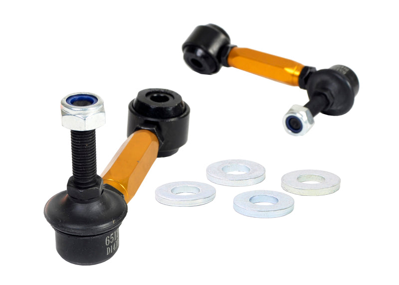 Whiteline Sway Bar Link Kit Heavy Duty Adj Steel Ball Audi A3 2006-2011 (view 2)