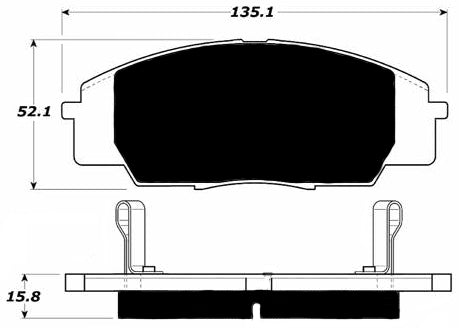 Porterfield Brake Pads for 2001 HONDA S 2000