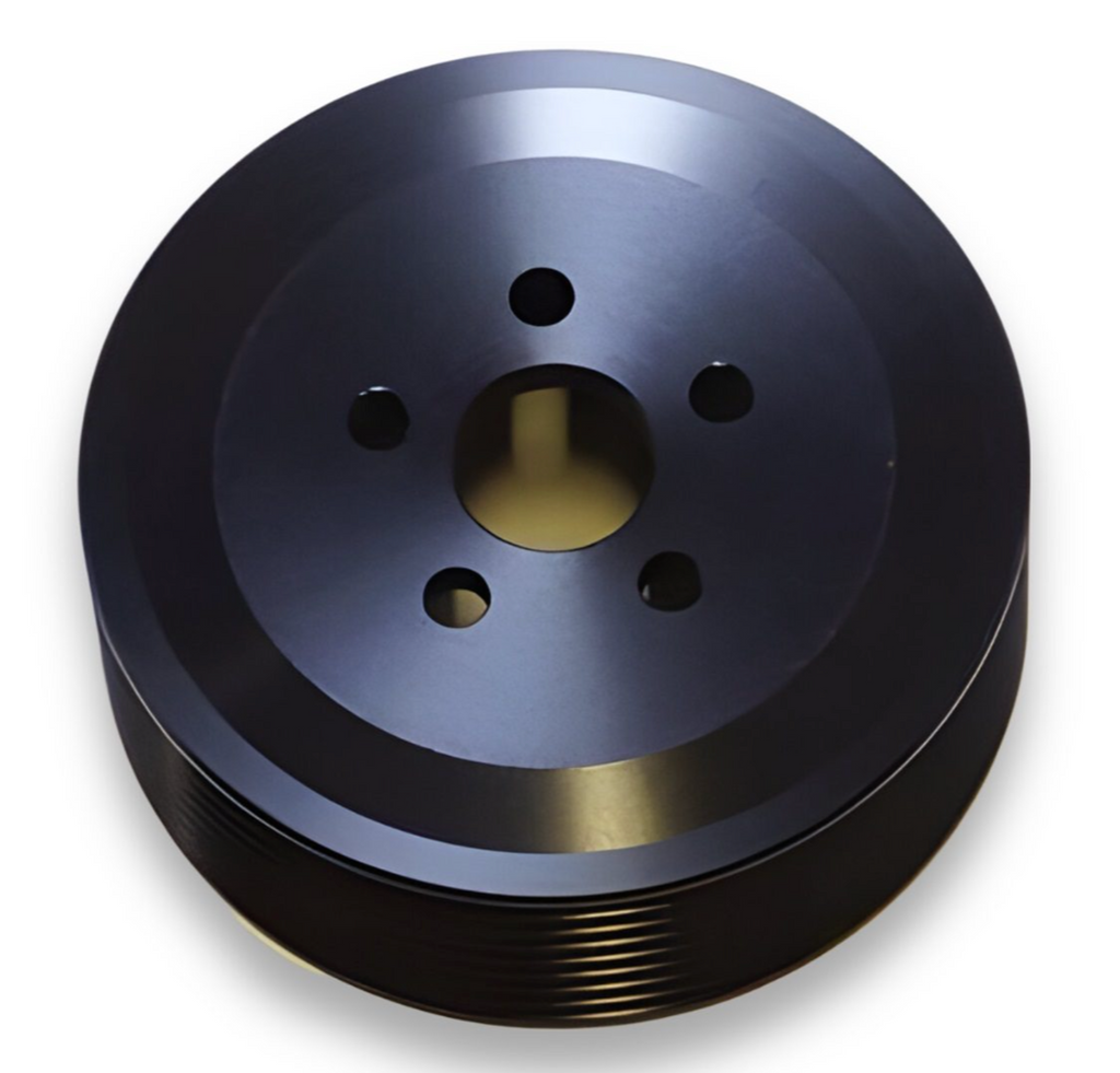 HKS 8-Rib 100mm GT Supercharger Pulley Black Aluminum 12999-AK005 (view 2)