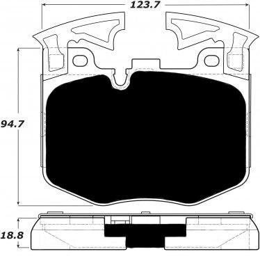 Porterfield Brake Pads for 2017 BMW 530e - Sport M Brakes