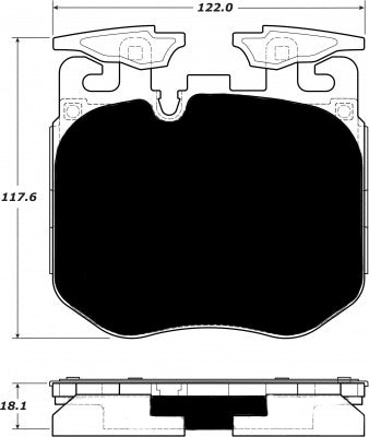 Porterfield Brake Pads for 2017 BMW M760 iX