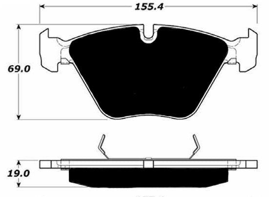 Porterfield Brake Pads for 2014 BMW Z4 35is