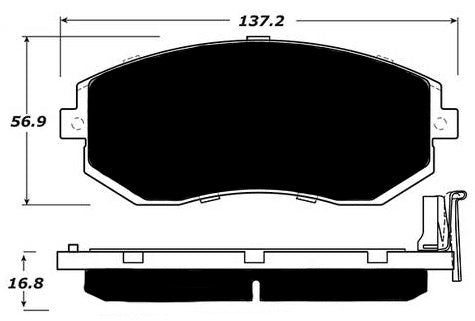Porterfield Brake Pads for 2011 SUBARU IMPREZA Outback Sport