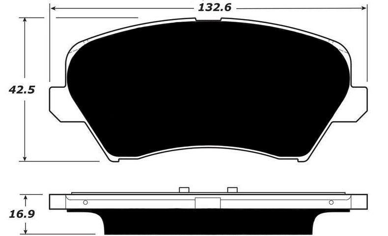 Porterfield Brake Pads for 2013 HYUNDAI ELANTRA Sedan