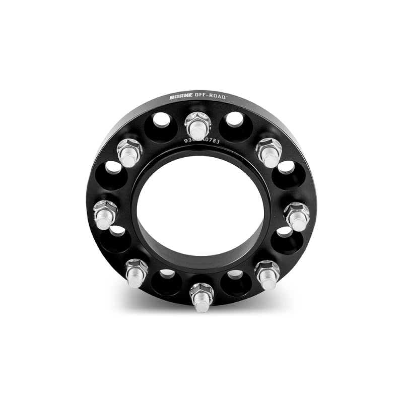 Borne Off-Road Wheel Spacers - 8X170 - 125 - 25mm - M14 - Black BNWS-002-250BK