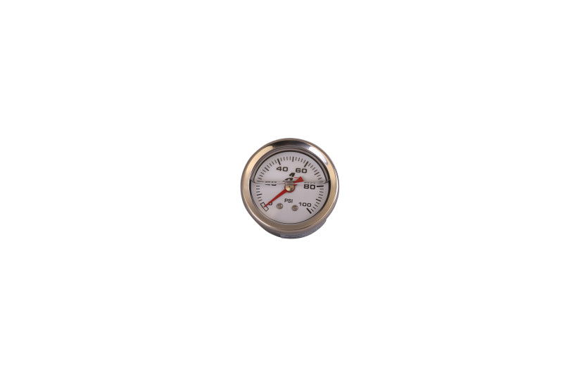 Aeromotive 0-100 psi Fuel Pressure Gauge (view 1)