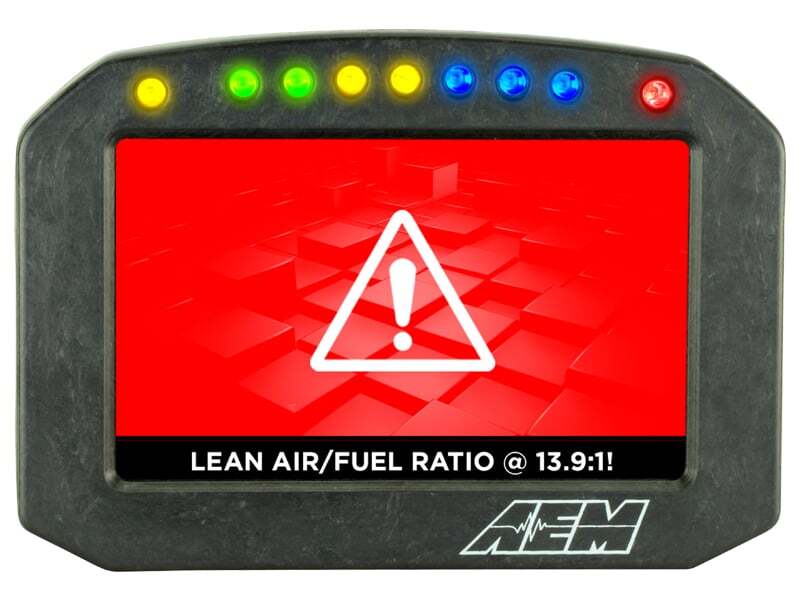 AEM CD-5G Carbon Flush Digital Dash Display w/ Internal 20Hz GPS & Antenna 30-5602F